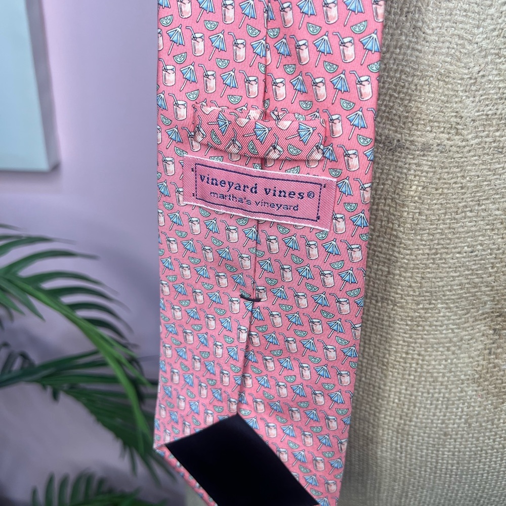 Silk Tie cocktails & umbrellas Hand Picked By Shep & Ian Clocks